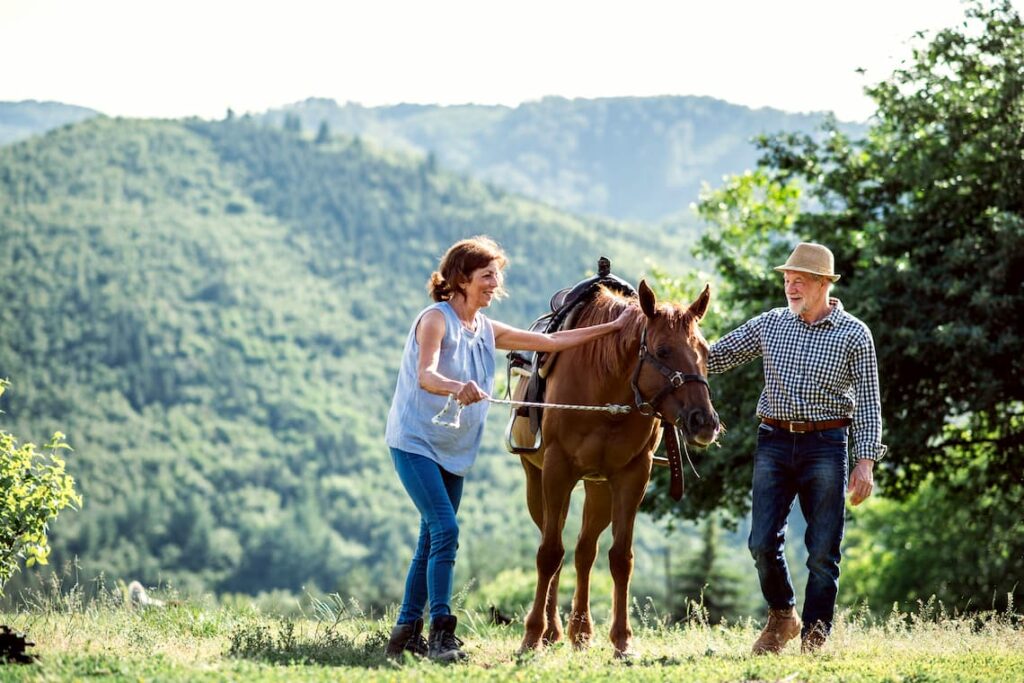 Passeio de cavalo no turismo rural